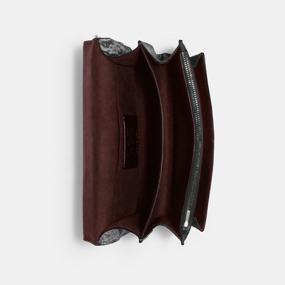 NWT Coach Outlet Klare Crossbody Bag In Signature Canvas  Rivets - Picture 3 of 7